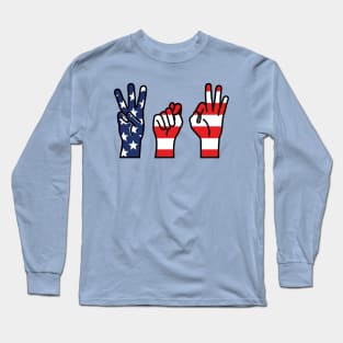 WTF America Long Sleeve T-Shirt